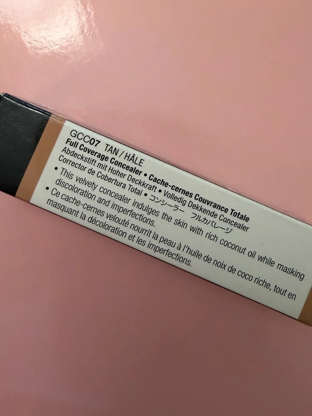 NYX waterproof Concealer - tan - gotcha covered